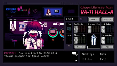Captura de tela de VA-11 Hall-A: Cyberpunk Bartender Action (4 de 4)