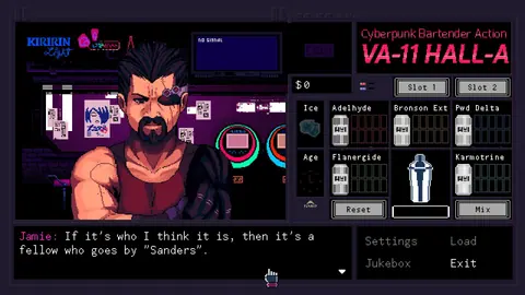 Captura de tela de VA-11 Hall-A: Cyberpunk Bartender Action (3 de 4)