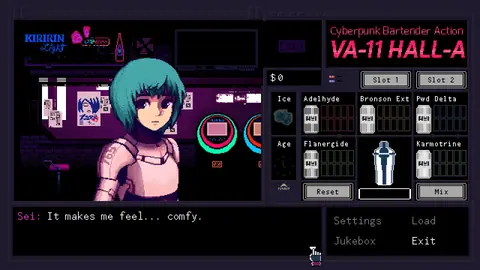 Captura de tela de VA-11 Hall-A: Cyberpunk Bartender Action (2 de 4)