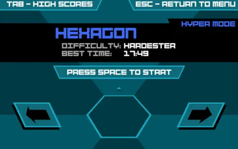 Captura de tela de Super Hexagon (1 de 4)