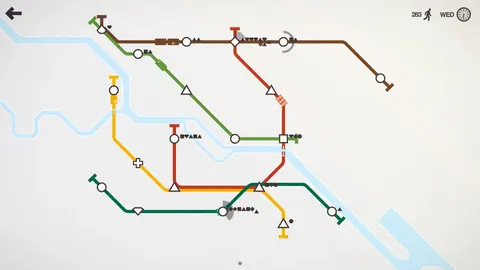 Captura de tela de Mini Metro (3 de 4)