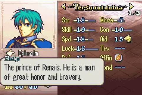 Captura de tela de Fire Emblem: The Sacred Stones (1 de 4)