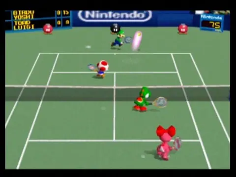 Captura de tela de Mario Tennis (3 de 3)