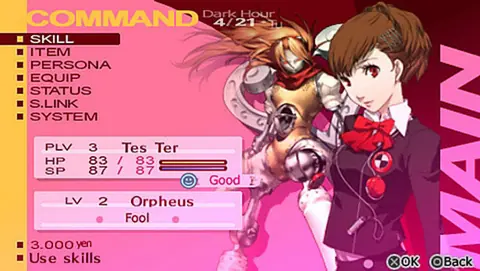 Captura de tela de Persona 3 Portable (1 de 4)