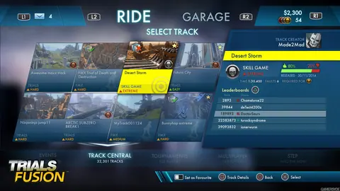 Captura de tela de Trials Fusion (4 de 4)