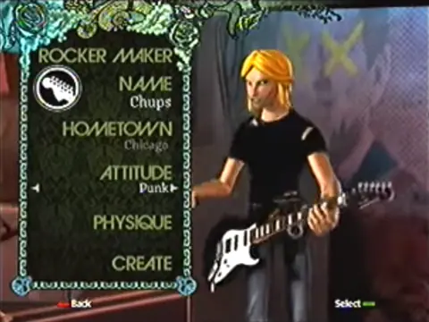 Captura de tela de Rock Band (4 de 4)