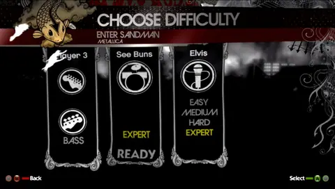 Captura de tela de Rock Band (3 de 4)