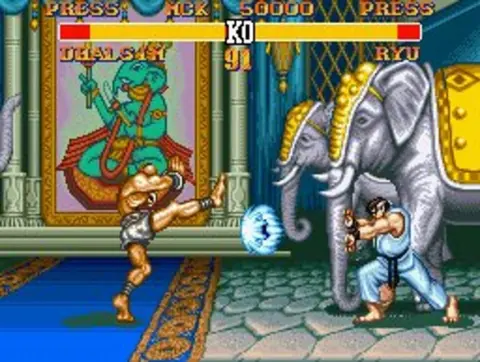 Captura de tela de Street Fighter II' Turbo (3 de 4)