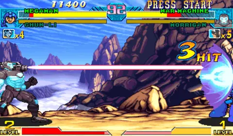 Captura de tela de Marvel vs. Capcom: Clash of Super Heroes (4 de 4)