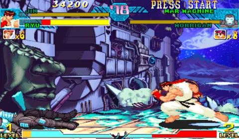 Captura de tela de Marvel vs. Capcom: Clash of Super Heroes (2 de 4)