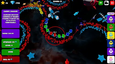 Captura de tela de Glowbot Tower Defense (4 de 4)