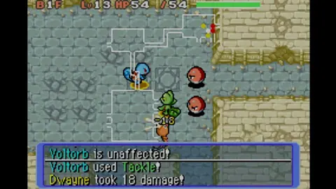 Captura de tela de Pokémon Mystery Dungeon: Red Rescue Team (1 de 4)