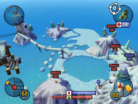 Captura de tela de Worms 3D (4 de 4)