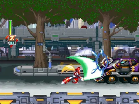 Captura de tela de Mega Man X5 (2 de 3)