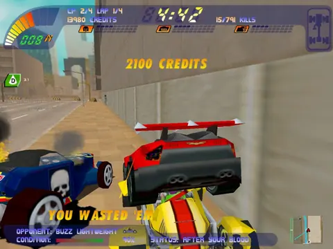Captura de tela de Carmageddon II: Carpocalypse Now (4 de 4)