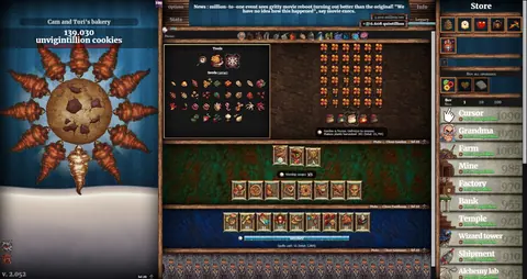 Captura de tela de Cookie Clicker (4 de 4)