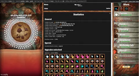 Captura de tela de Cookie Clicker (3 de 4)