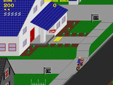 Captura de tela de Paperboy (2 de 4)