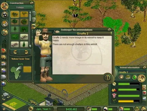 Captura de tela de Zoo Tycoon (3 de 4)