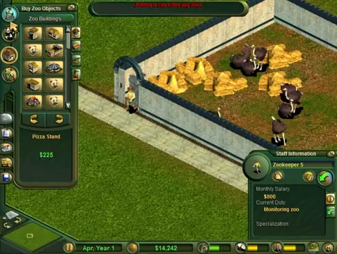 Captura de tela de Zoo Tycoon (2 de 4)