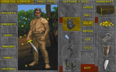 Captura de tela de The Elder Scrolls II: Daggerfall (1 de 4)