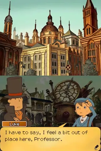 Captura de tela de Professor Layton and the Unwound Future (2 de 4)