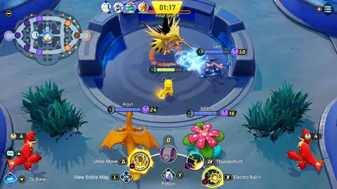 Captura de tela de Pokémon Unite (2 de 4)
