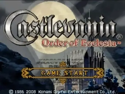 Captura de tela de Castlevania: Order of Ecclesia (2 de 4)
