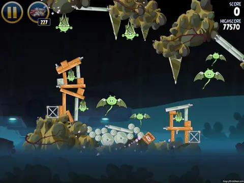 Captura de tela de Angry Birds Star Wars (2 de 4)