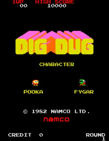 Captura de tela de Dig Dug (1 de 3)