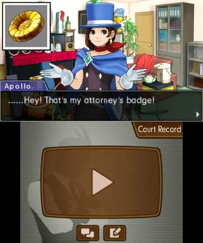 Captura de tela de Phoenix Wright: Ace Attorney - Dual Destinies (3 de 4)