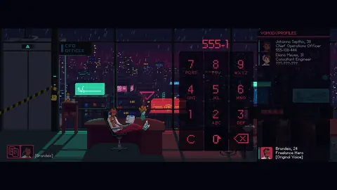 Captura de tela de The Red Strings Club (3 de 4)