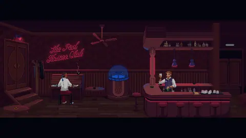 Captura de tela de The Red Strings Club (1 de 4)