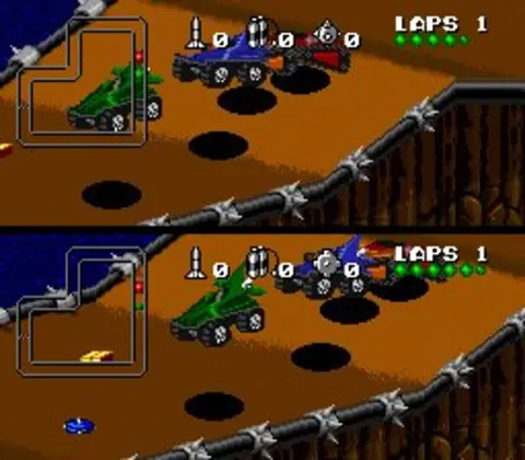 Captura de tela de Rock n' Roll Racing (3 de 4)