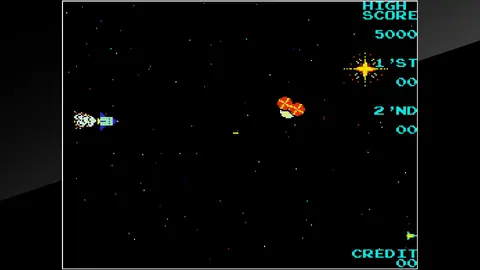 Captura de tela de Arcade Archives 2: Moon Shuttle (2 de 3)