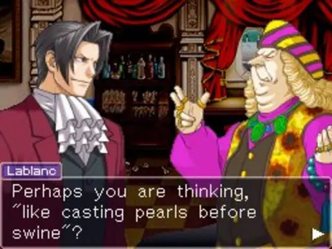 Captura de tela de Ace Attorney Investigations: Miles Edgeworth (2 de 4)