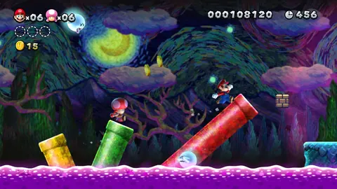 Captura de tela de New Super Mario Bros. U Deluxe (2 de 4)