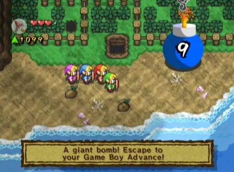 Captura de tela de The Legend of Zelda: Four Swords Adventures (1 de 4)