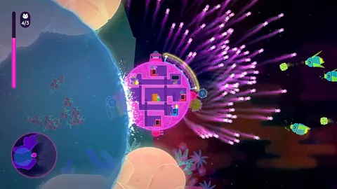 Captura de tela de Lovers in a Dangerous Spacetime (2 de 4)