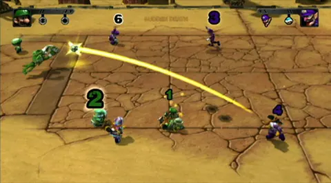 Captura de tela de Mario Strikers Charged (2 de 4)