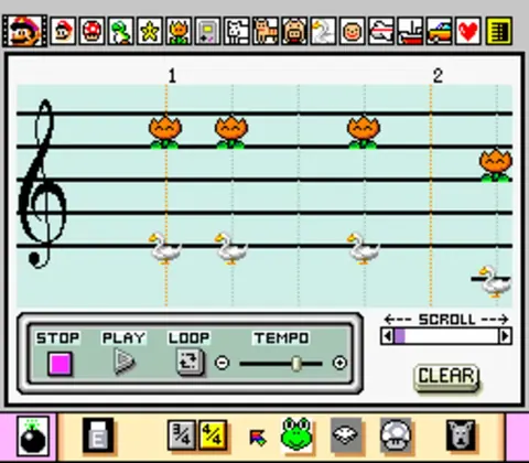 Captura de tela de Mario Paint (2 de 4)