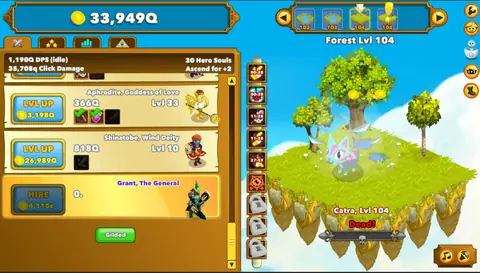 Captura de tela de Clicker Heroes (1 de 4)