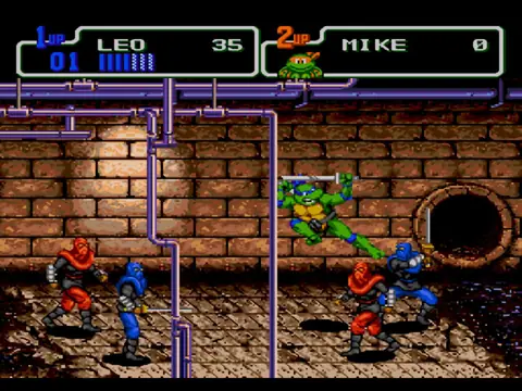 Captura de tela de Teenage Mutant Ninja Turtles: The HyperStone Heist (2 de 4)