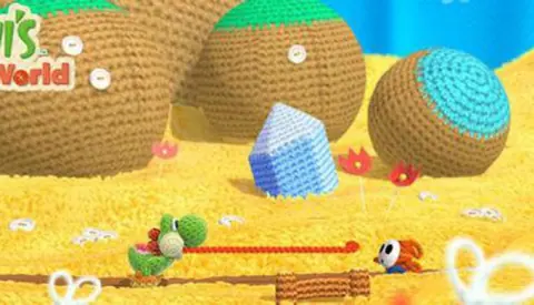 Captura de tela de Yoshi's Woolly World (3 de 4)