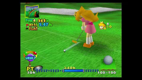 Captura de tela de Mario Golf (2 de 4)