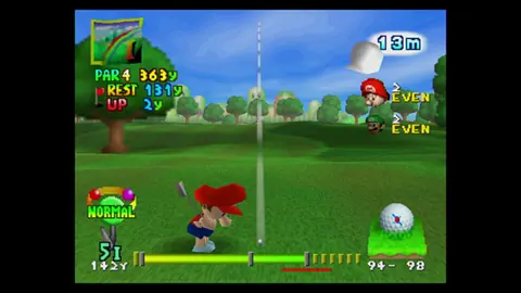 Captura de tela de Mario Golf (3 de 4)
