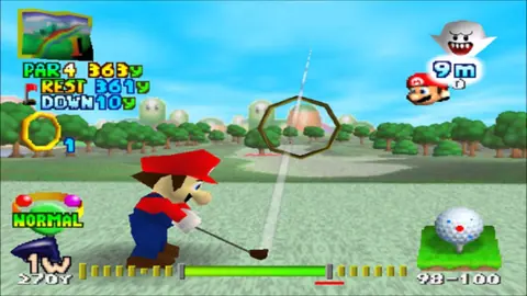 Captura de tela de Mario Golf (1 de 4)