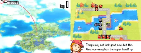 Captura de tela de Advance Wars: Dual Strike (2 de 4)