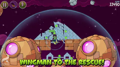 Captura de tela de Angry Birds Space (4 de 4)