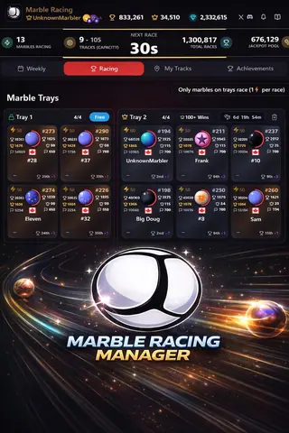 Captura de tela de Marble Racing Manager (1 de 1)
